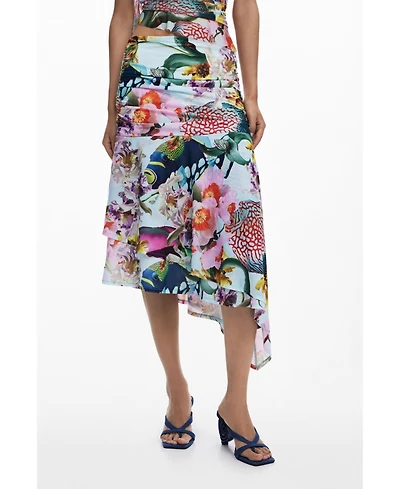 Desigual Women's Skirt designed by Mr. Christian Lacroix