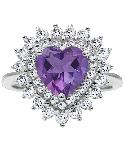 Women's Heart Ring Sterling Silver
