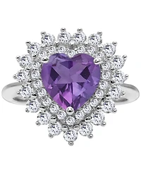Women's Heart Ring Sterling Silver