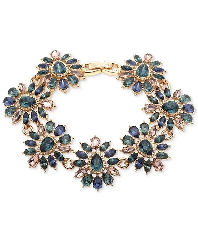 Marchesa Crystal & Stone Cluster Flex Bracelet