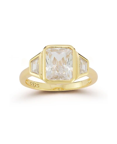 Rachel Zoe 14K Gold Plated Sterling Silver Cocktail Ring