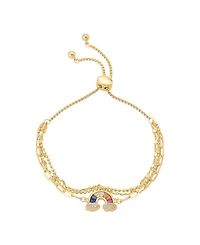Unwritten Cubic Zirconia Rainbow Bolo Bracelet
