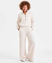 Style & Co Women's Luxe Fleece Half-Zip Sweatshirt, Macy's Exclusive