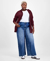 Charter Club Plus 100% Cashmere Zip-Up Hoodie, Macy's Exclusive