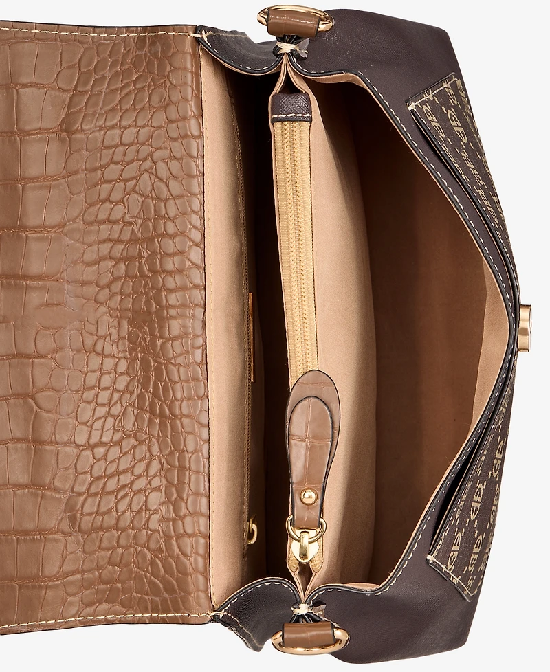 Giani Bernini Small Monogram Top Handle Crossbody, Macy's Exclusive