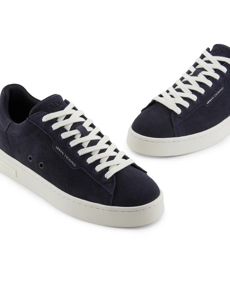 A|X Armani Exchange Men's Lace-Up Leather Sneakers