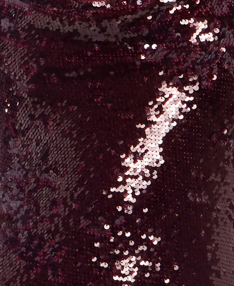 Alex & Sophia Juniors' Sequined Mesh Midi Dress