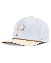 Nike Men's White/Cream Pittsburgh Pirates Pro Performance Snapback Hat