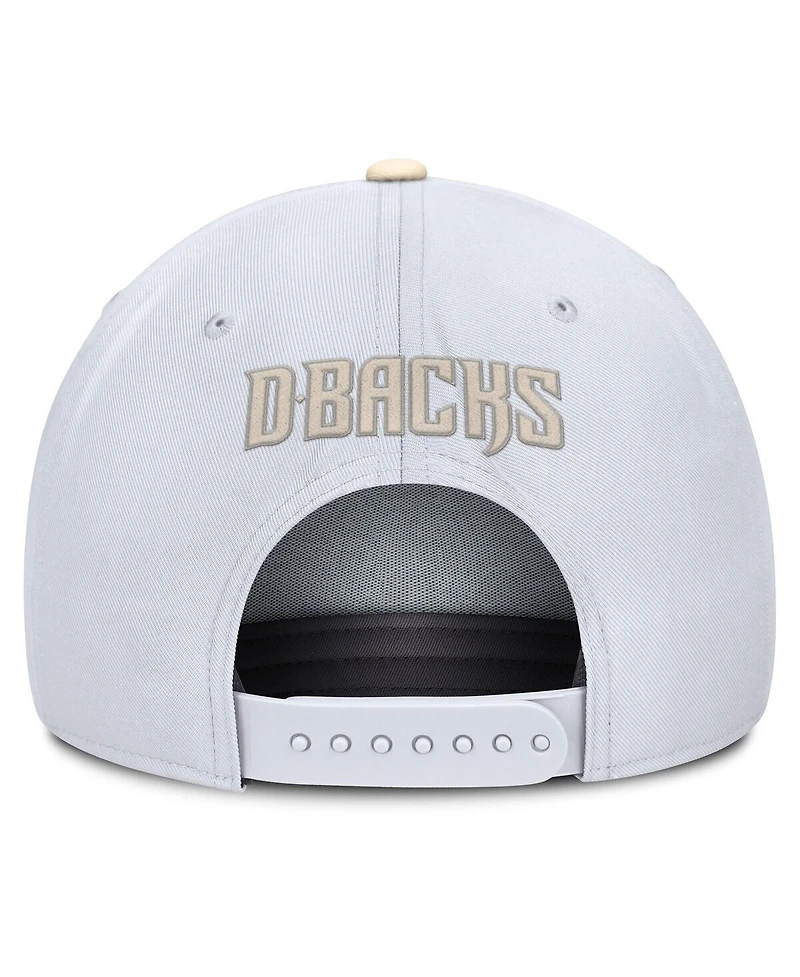 Nike Men's White/Cream Arizona Diamondbacks Pro Performance Snapback Hat