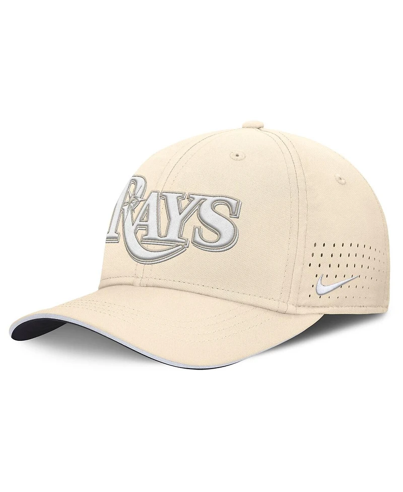 Nike Men's Cream Tampa Bay Rays Rise Performance Flex Hat