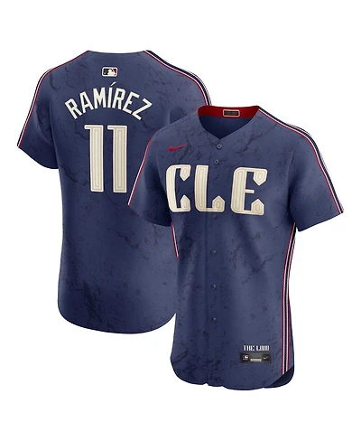 Nike Men's Jose Ramirez Navy Cleveland Guardians City Connect Elite Jersey