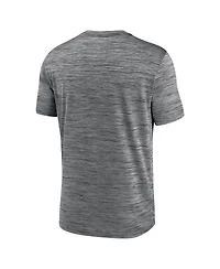 Nike Men's Anthracite Texas Longhorns Campus Center Stack Velocity Performance T-Shirt