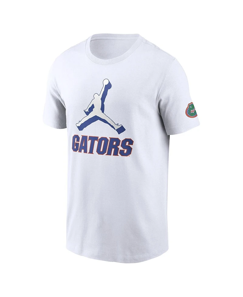 Jordan Men's White Florida Gators Primetime 2-Hit Swoosh T-Shirt