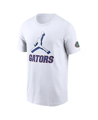 Jordan Men's White Florida Gators Primetime 2-Hit Swoosh T-Shirt