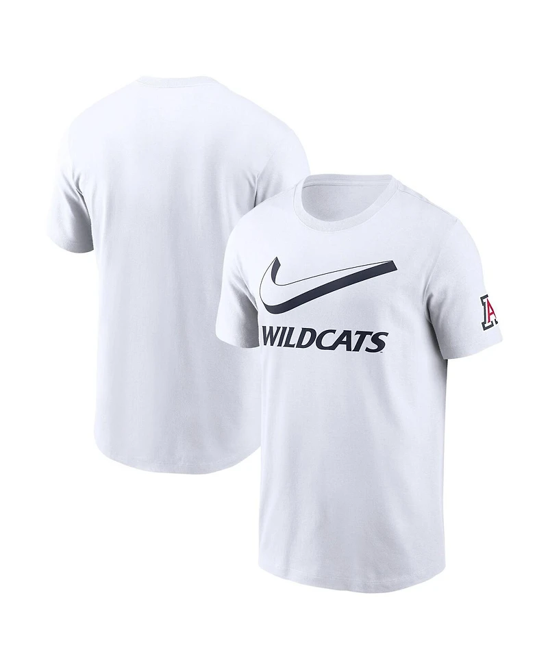 Nike Men's White Arizona Wildcats Primetime 2-Hit Swoosh T-Shirt