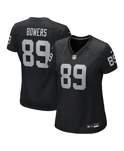Nike Women's Brock Bowers Black Las Vegas Raiders Team Game Jersey