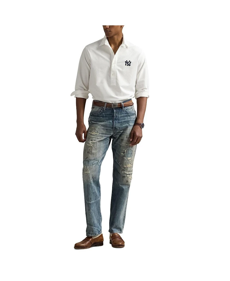 Polo Ralph Lauren White Yankees Oxford Shirt