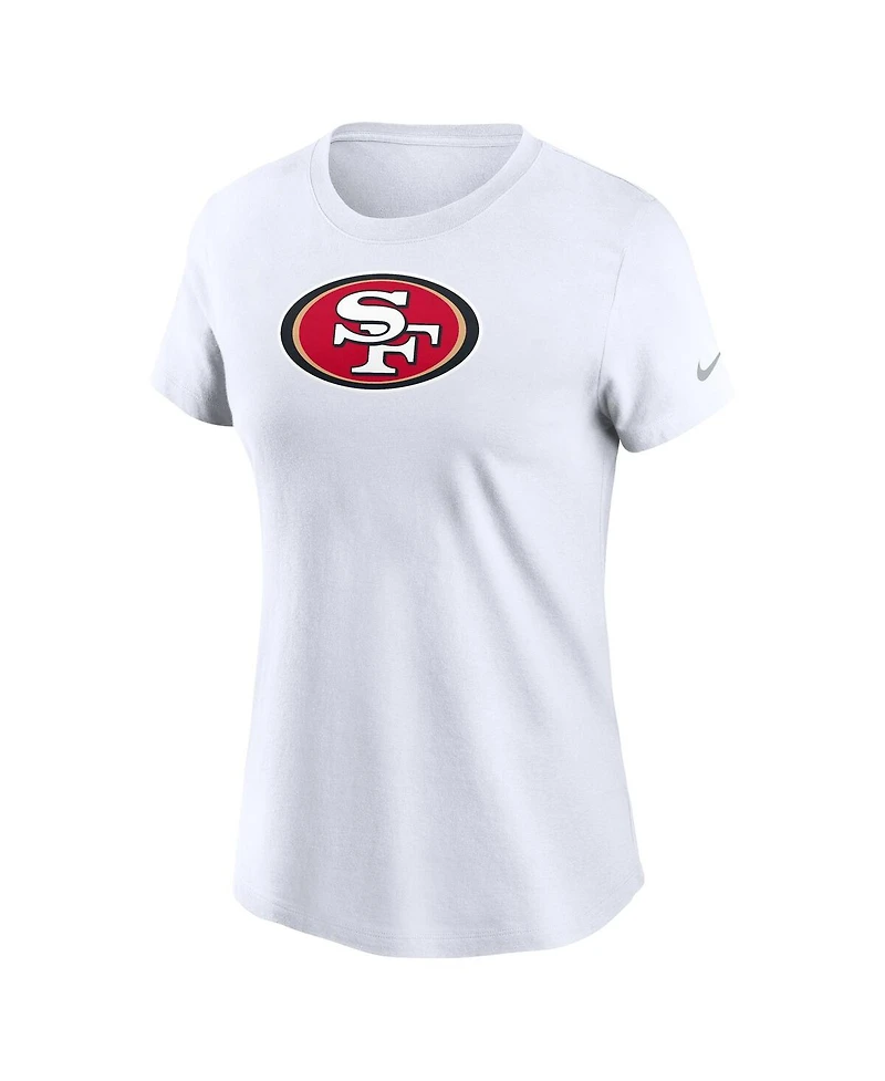 Nike Women's White San Francisco 49ers Primary Logo T-Shirt