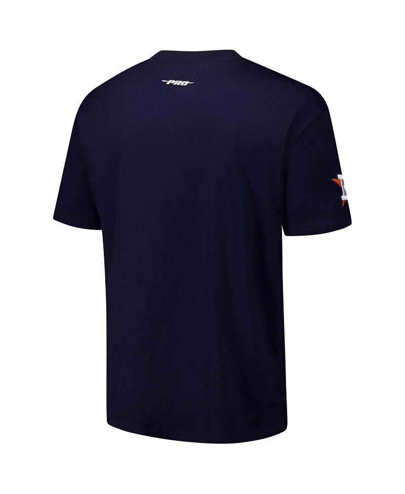 Pro Standard Men's Navy Houston Astros Turn It Up Dropped Shoulder T-Shirt