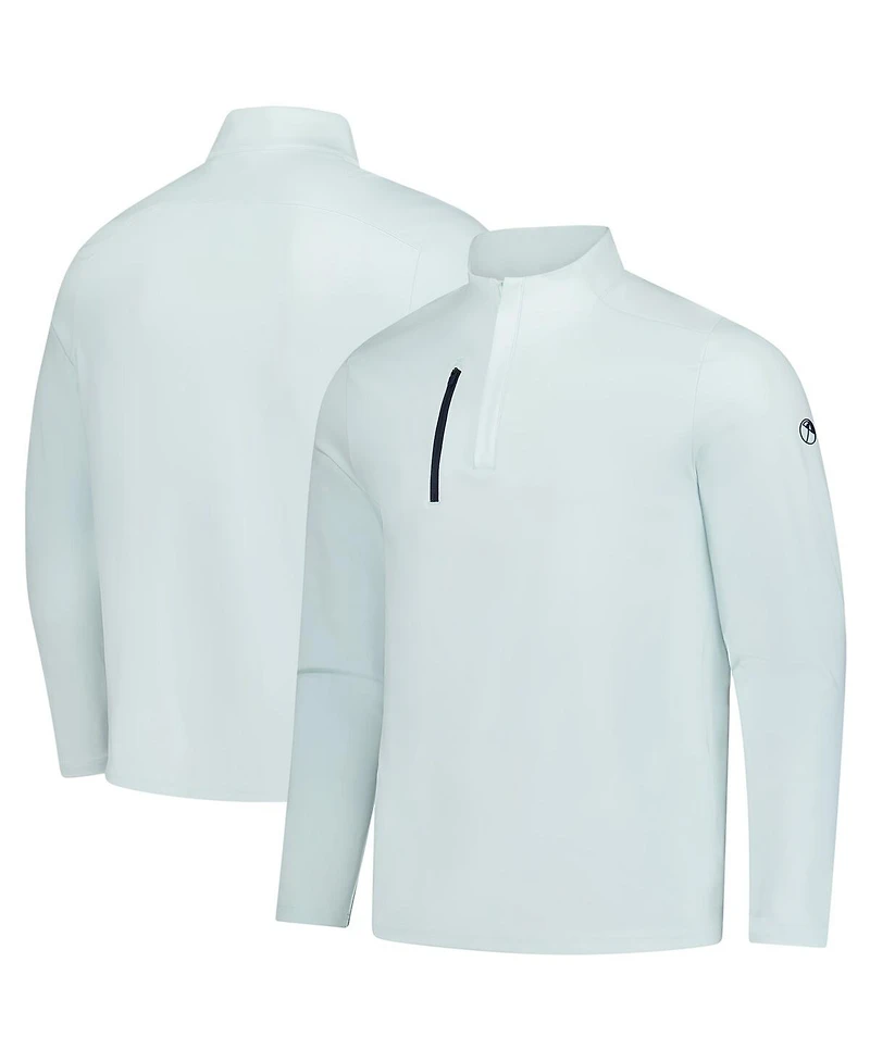 Puma Men's Mint Arnold Palmer Cloud spun One-Quarter Zip Top