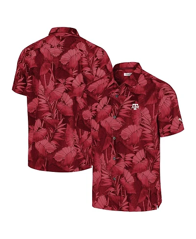 Tommy Bahama Men's Maroon Texas A&M Aggies Coast Nuevo Fronds Button-Up Shirt