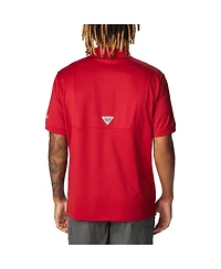 Columbia Men's Cardinal Arkansas Razorbacks Tamiami Omni-Wick Polo Shirt