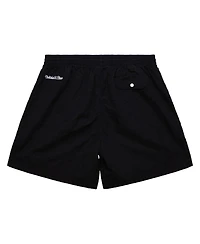 Mitchell & Ness Men's Black Philadelphia 76ers Team Essentials Nylon Shorts