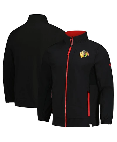 Fanatics Men's Black Chicago Blackhawks Authentic Pro Rink Coaches Full-Zip Jacket