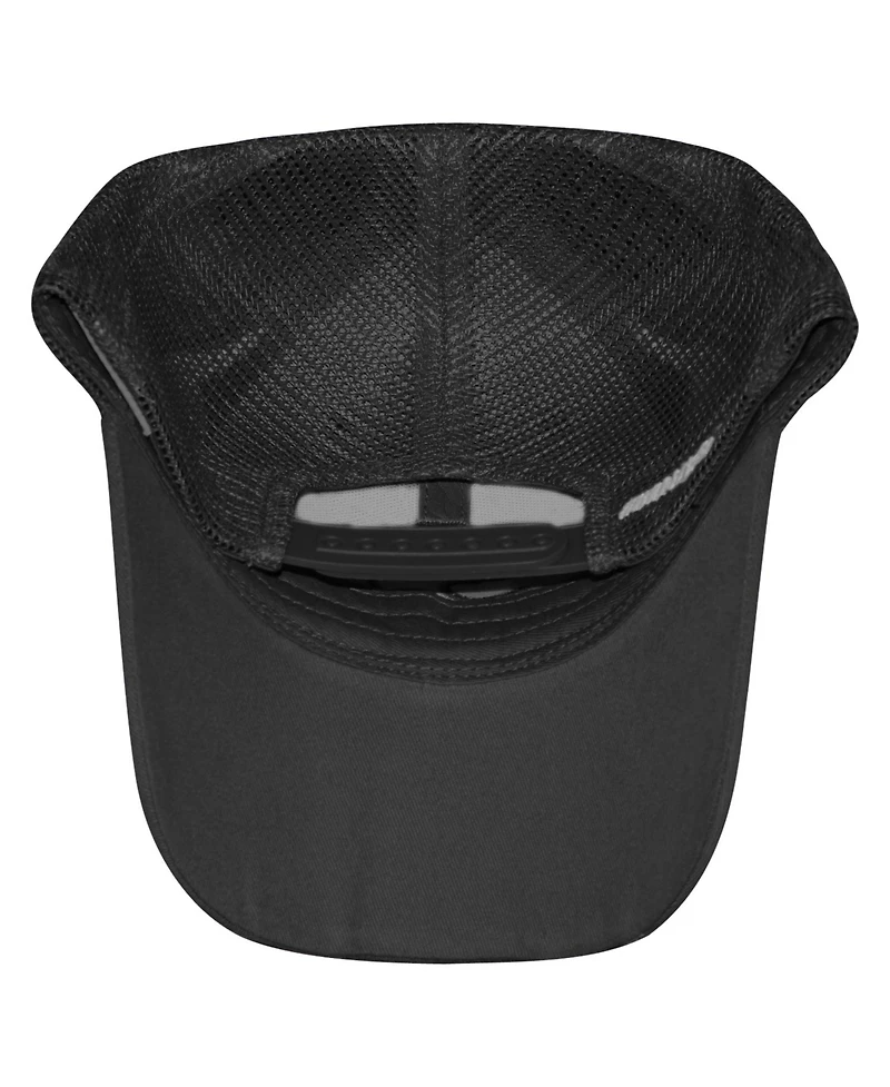 Checkered Flag Sports Men's and Women's Black Ryan Blaney Menards Flame Trucker Adjustable Hat