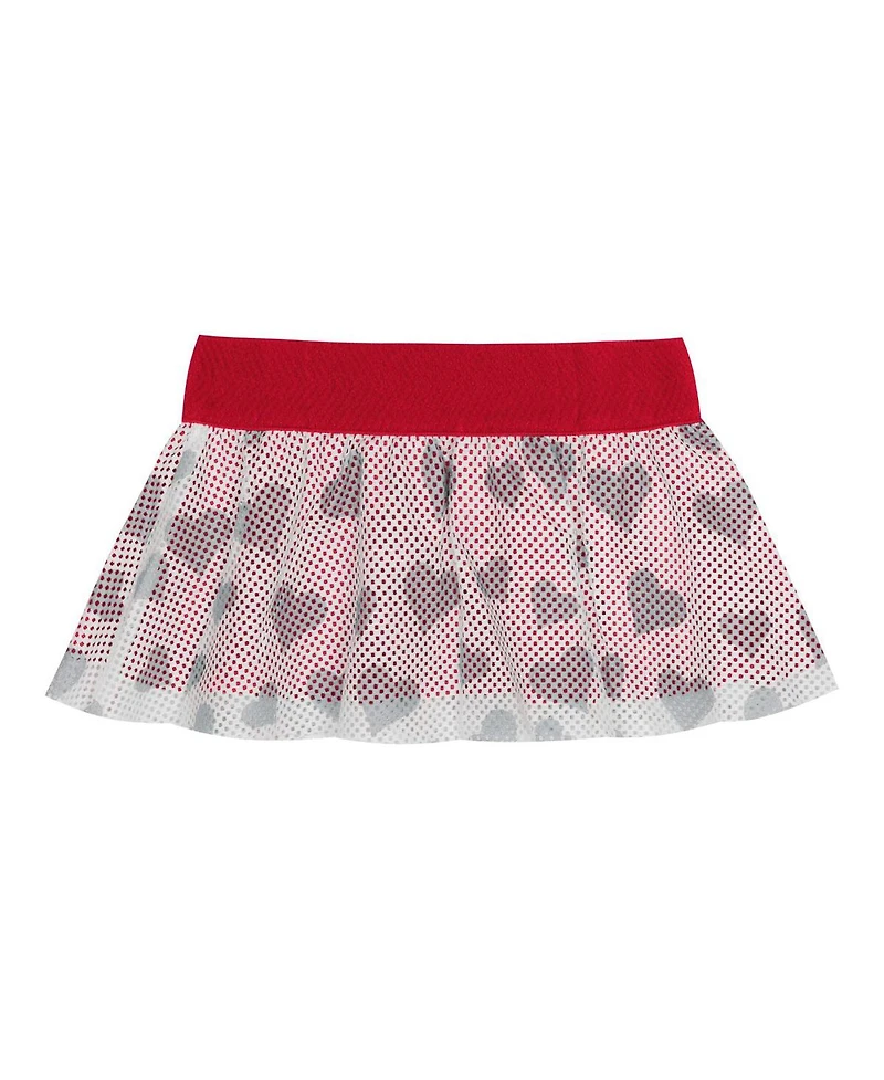 Outerstuff Baby Boys and Girls 2-Piece Ohio State Buckeye Love My Team Bodysuit Skirt Set