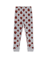 Outerstuff Preschool 2-Piece Heather Gray Chicago Bears Long Sleeve T-Shirt and Pants Sleep Set