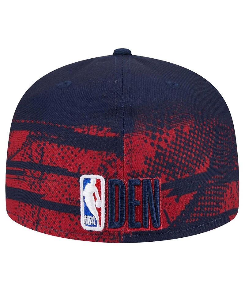 New Era Men's Navy Denver Nuggets Tip-Off 59FIFTY Fitted Hat