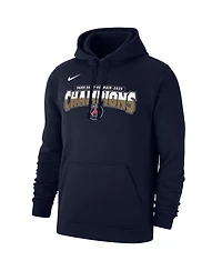 Nike Men's Navy Paris Saint-Germain 2025 Champions League Winners Club Pullover Hoodie