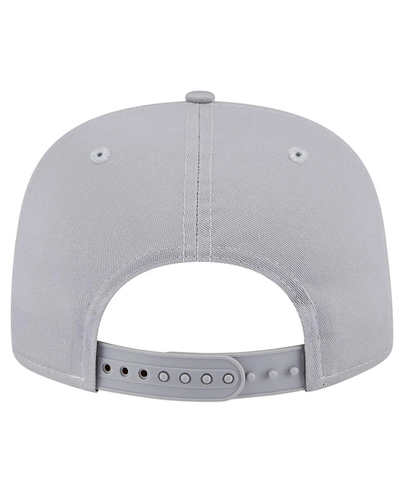 New Era Men's Gray Milwaukee Bucks Throwback Property Of Golfer Snapback Hat