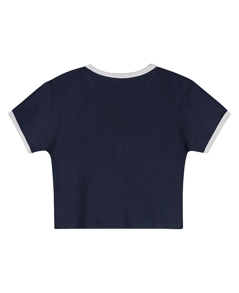 Outerstuff Preschool Girls 2-Piece Navy Atlanta Braves Double Run T-Shirt and Shorts Set