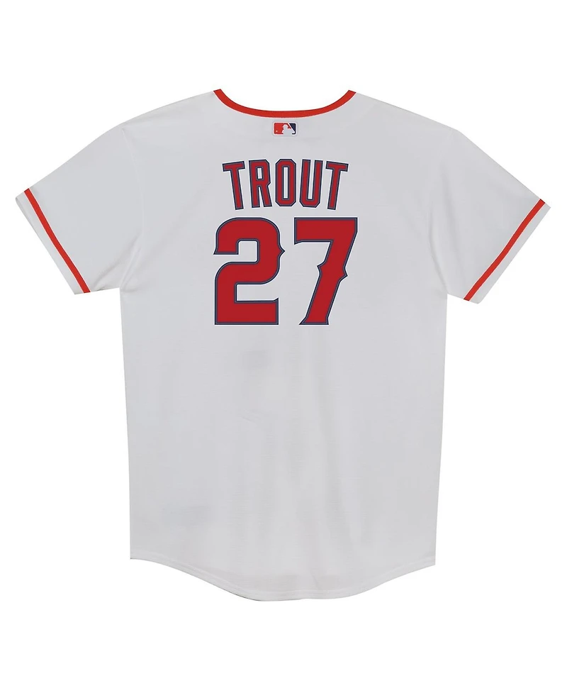 Nike Preschool Mike Trout White Los Angeles Angels Home Replica Player Jersey
