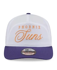 New Era Men's White/Purple Phoenix Suns 2025 Nba Draft On-Stage Nylon 19TWENTY Adjustable Hat