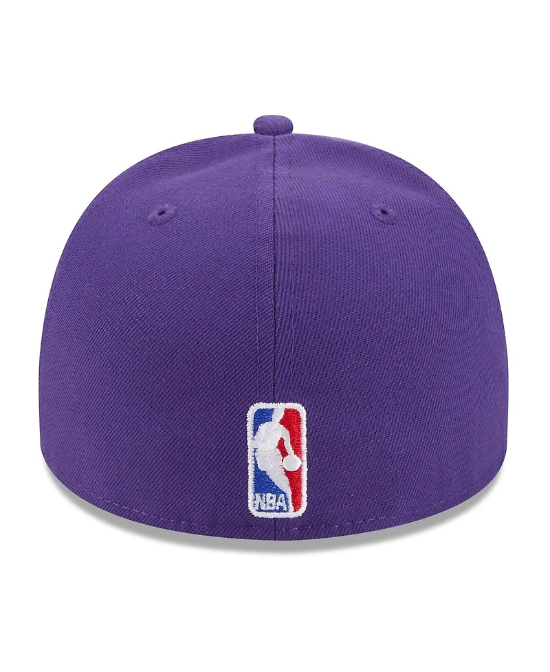 New Era Men's Purple Los Angeles Lakers 2025 Nba Draft A-Frame 59FIFTY Fitted Hat