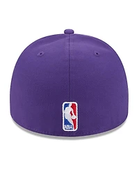 New Era Men's Purple Los Angeles Lakers 2025 Nba Draft A-Frame 59FIFTY Fitted Hat