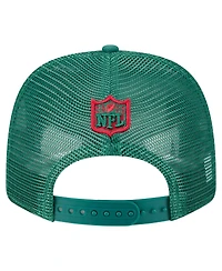 New Era Men's Green New York Jets Team Collection 9SEVENTY Stretch-Snap Adjustable Hat