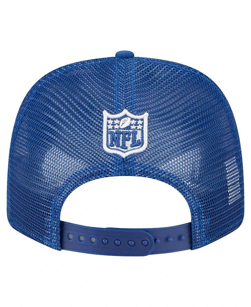 New Era Men's Royal Indianapolis Colts Team Collection 9SEVENTY Stretch-Snap Adjustable Hat