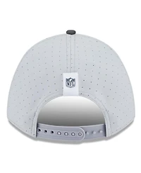 New Era Men's Gray/Graphite Chicago Bears 2025 Nfl Training Camp A-Frame 9FORTY Adjustable Hat