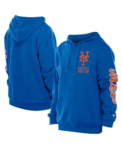 New Era Men's Juan Soto Royal York Mets Design Lab Pullover Hoodie