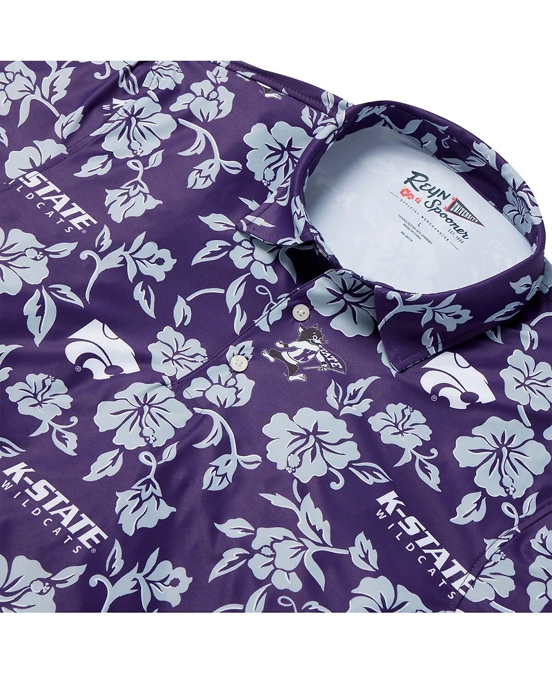Reyn Spooner Men's Purple Kansas State Wildcats Performance Polo Shirt