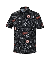 Reyn Spooner Men's Black Baltimore Orioles Cooperstown Collection Performance Polo Shirt