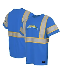 Buffalo Outdoors Men's Powder Blue Los Angeles Chargers Safety Heavyweight T-Shirt