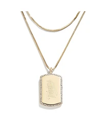 Wear by Erin Andrews x Baublebar Minnesota Twins Dog Tag Necklace