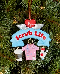 Holiday Lane Eclectic Charm Scrub Life Nurse Ornament, Macy's Exclusive