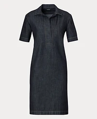 Lauren Ralph Denim Cotton Shift Dress