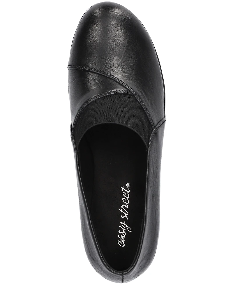 Easy Street Women's Fondly Block-Heel Slip-On Shooties